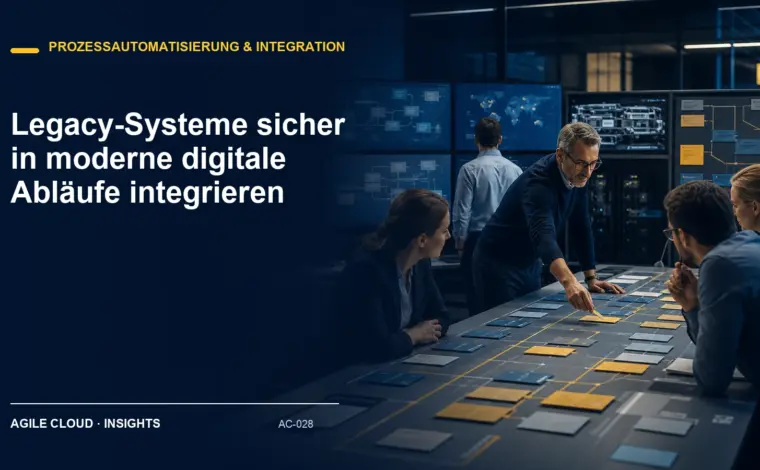 Titelmotiv zu Legacy-Systeme sicher in moderne digitale Abläufe integrieren