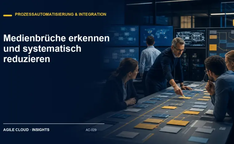 Titelmotiv zu Medienbrüche erkennen und systematisch reduzieren