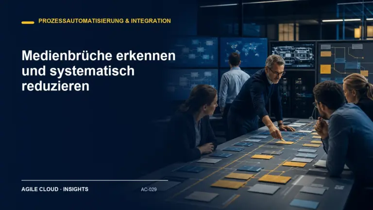 Titelmotiv zu Medienbrüche erkennen und systematisch reduzieren