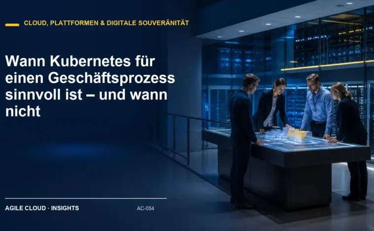 Titelmotiv zu Wann Kubernetes für einen Geschäftsprozess sinnvoll ist – und wann nicht