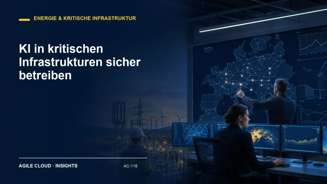 Titelmotiv zu KI in kritischen Infrastrukturen sicher betreiben
