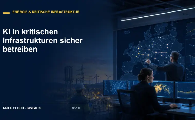 Titelmotiv zu KI in kritischen Infrastrukturen sicher betreiben