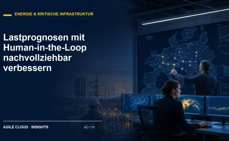 Titelmotiv zu Lastprognosen mit Human-in-the-Loop nachvollziehbar verbessern