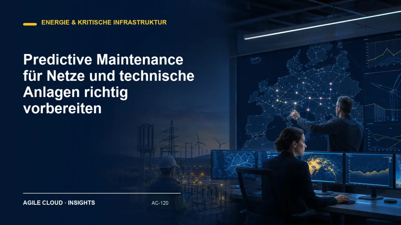 Titelmotiv zu Predictive Maintenance für Netze und technische Anlagen richtig vorbereiten