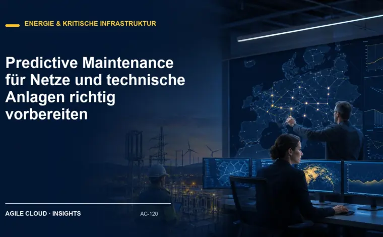 Titelmotiv zu Predictive Maintenance für Netze und technische Anlagen richtig vorbereiten