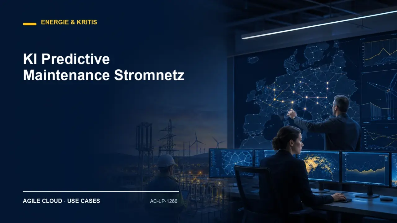 Prozessdarstellung zu KI Predictive Maintenance Stromnetz