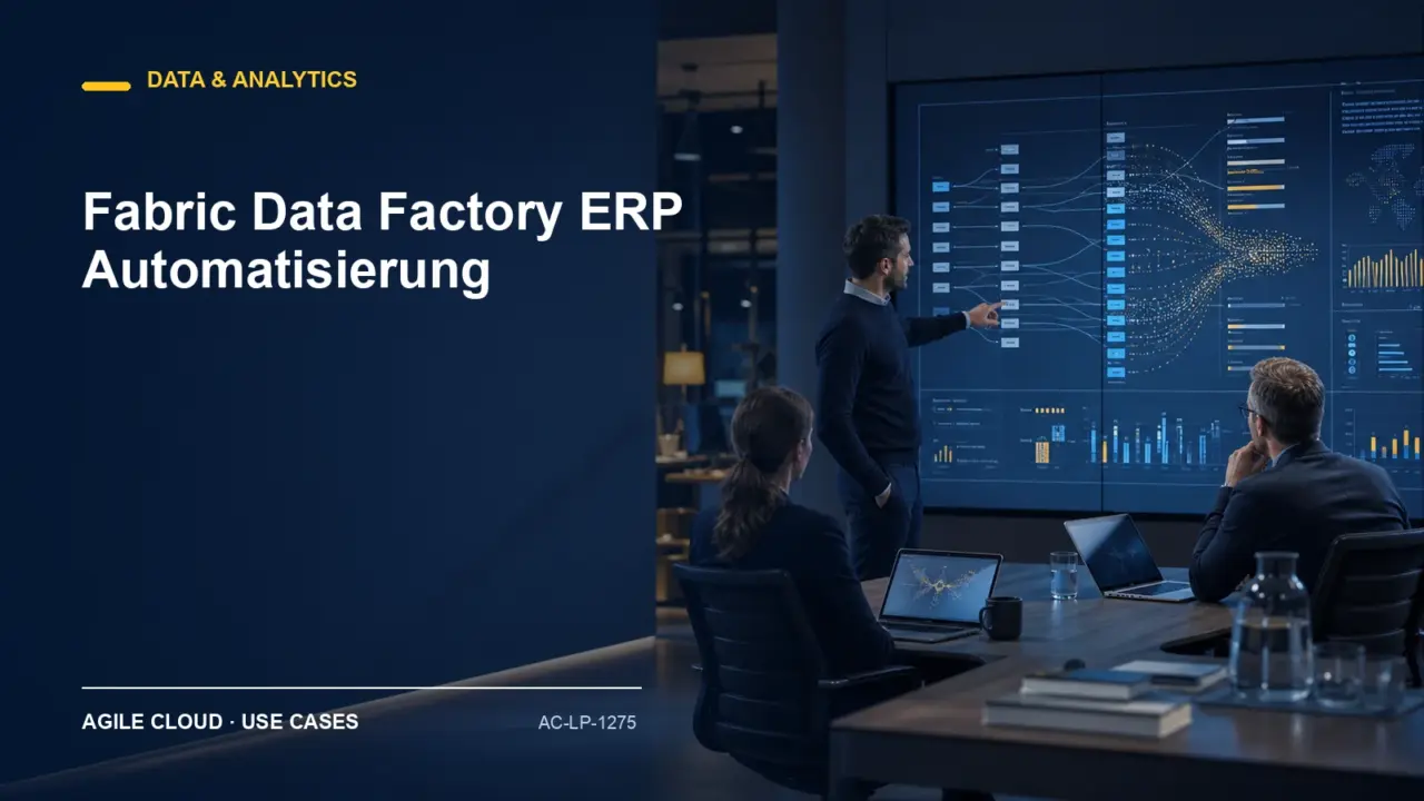 Prozessdarstellung zu Fabric Data Factory ERP Automatisierung